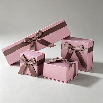 FR-Z08/ No MOQ Ring Pendant Bangle Bracelet Box Jewelry Packaging Luxury Customized Logo Jewelry Boxes
