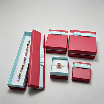FR-Z06/Manufacturer Jewelry Gift Paper Lid Bottom Box for Ring Earrings Pendant Bangle Necklace Jewelry Paper Box